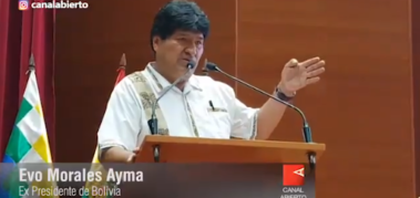 Evo Morales advierte sobre un «Plan Cóndor» judicial