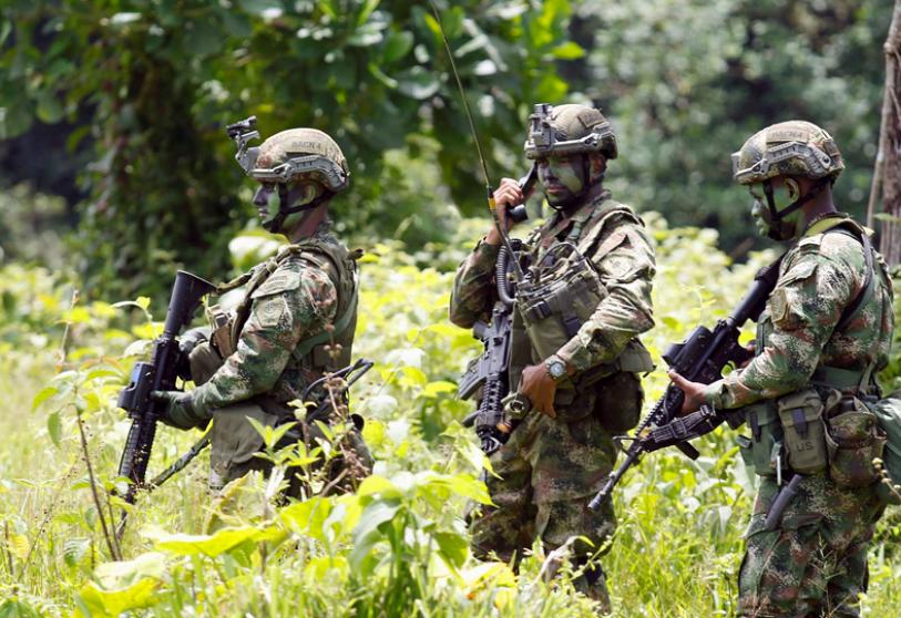 Colombia suma militares contra el clan Clan del Golfo