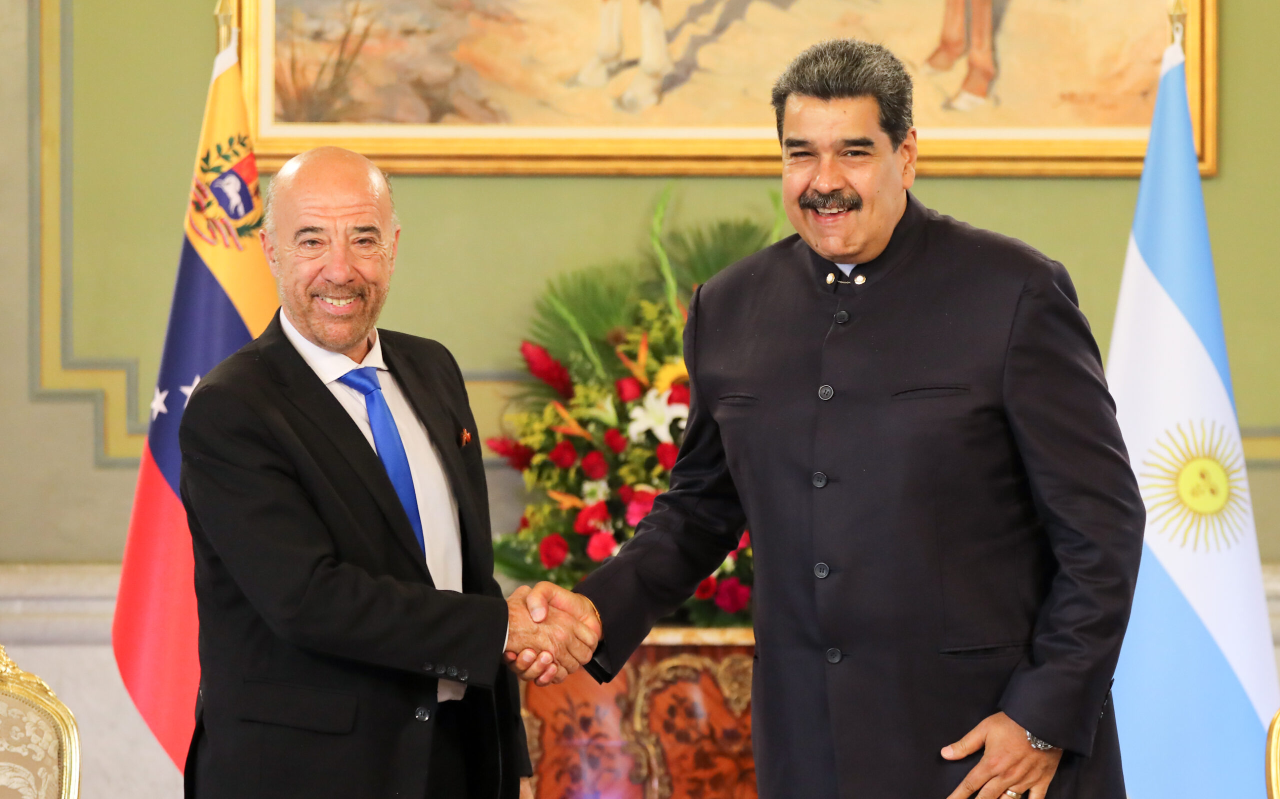 Venezuela y Argentina con relación diplomática plena
