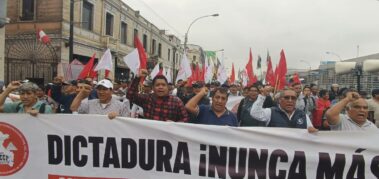 Heridos y detenidos en la tercera «toma de Lima»